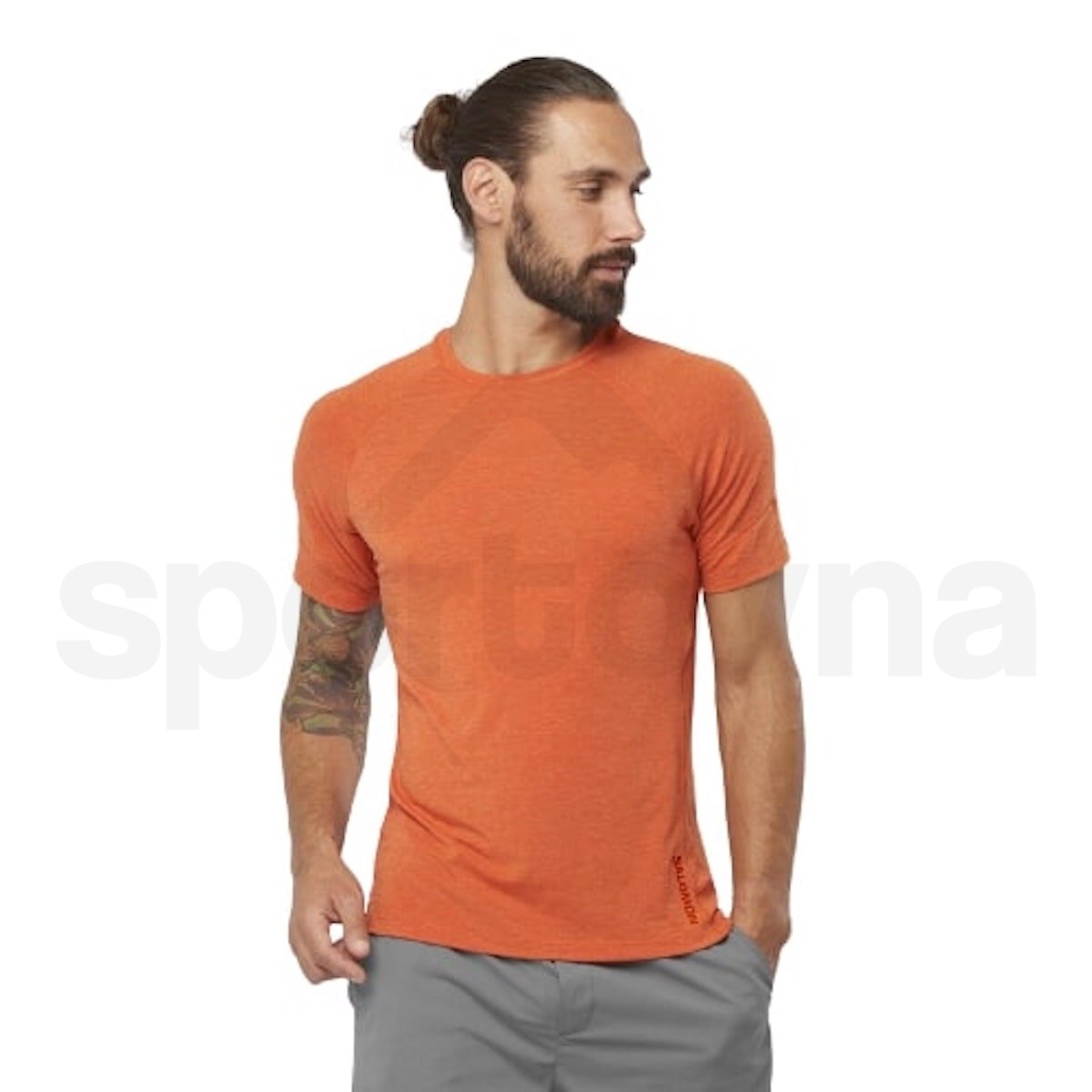 Tričko Salomon Runlife SS Tee M - oranžová