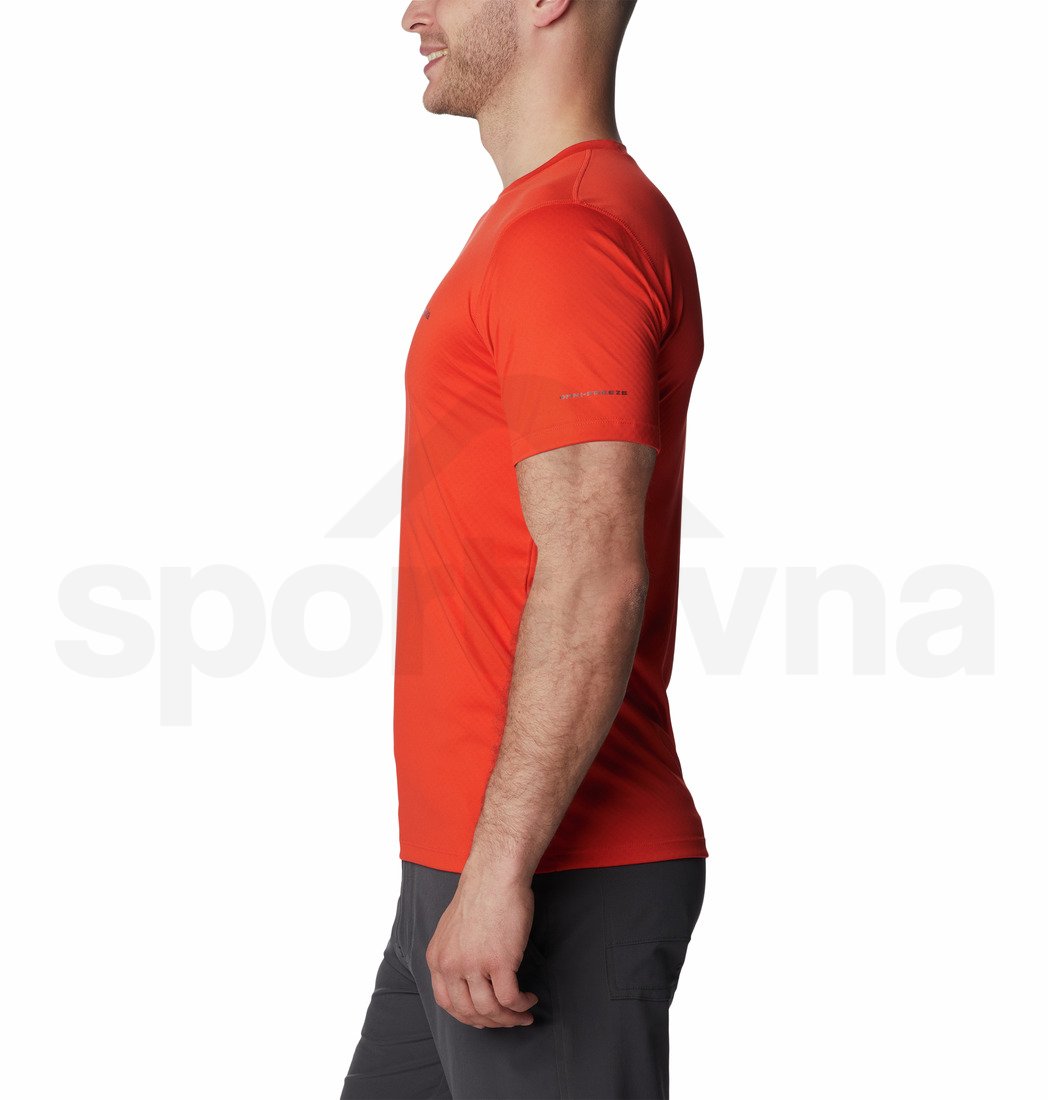 Tričko Columbia Zero Rules™ Short Sleeve Shirt M - červená