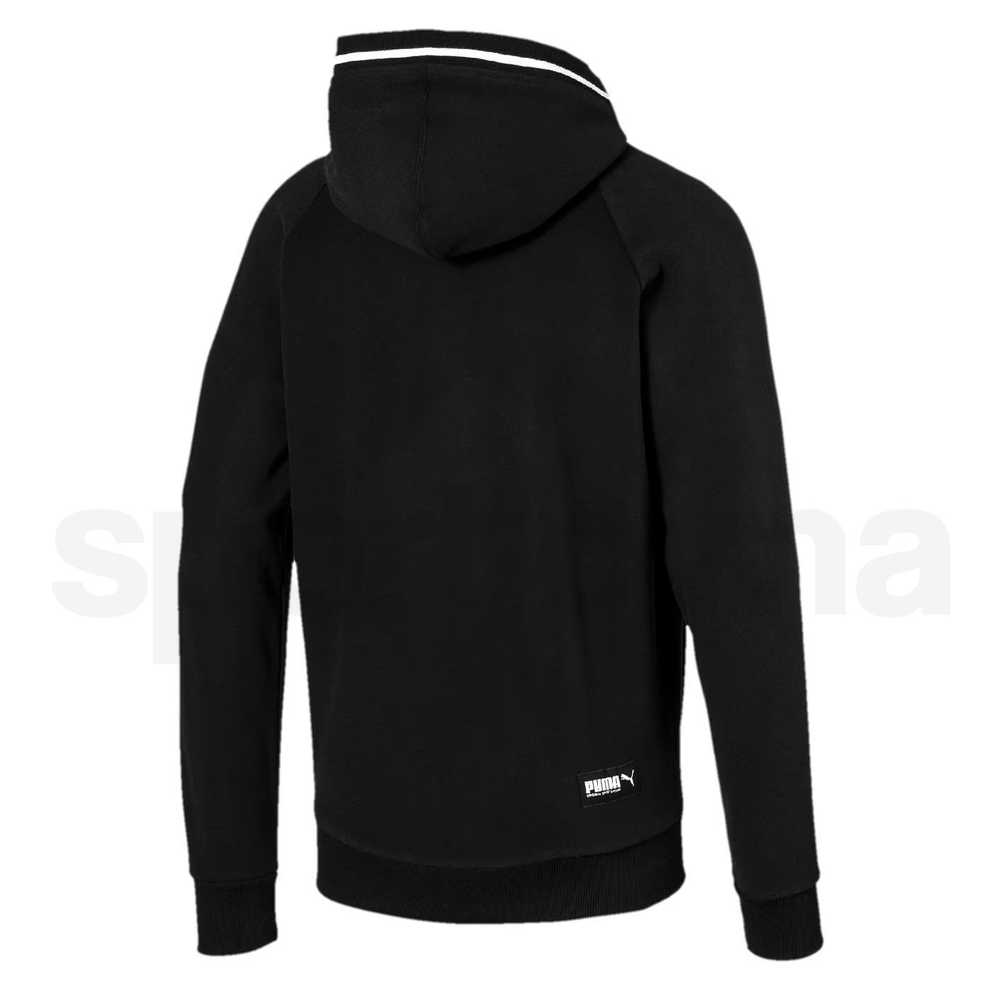 Mikina Puma Athletics Hooded Jacket TR Cotton - černá