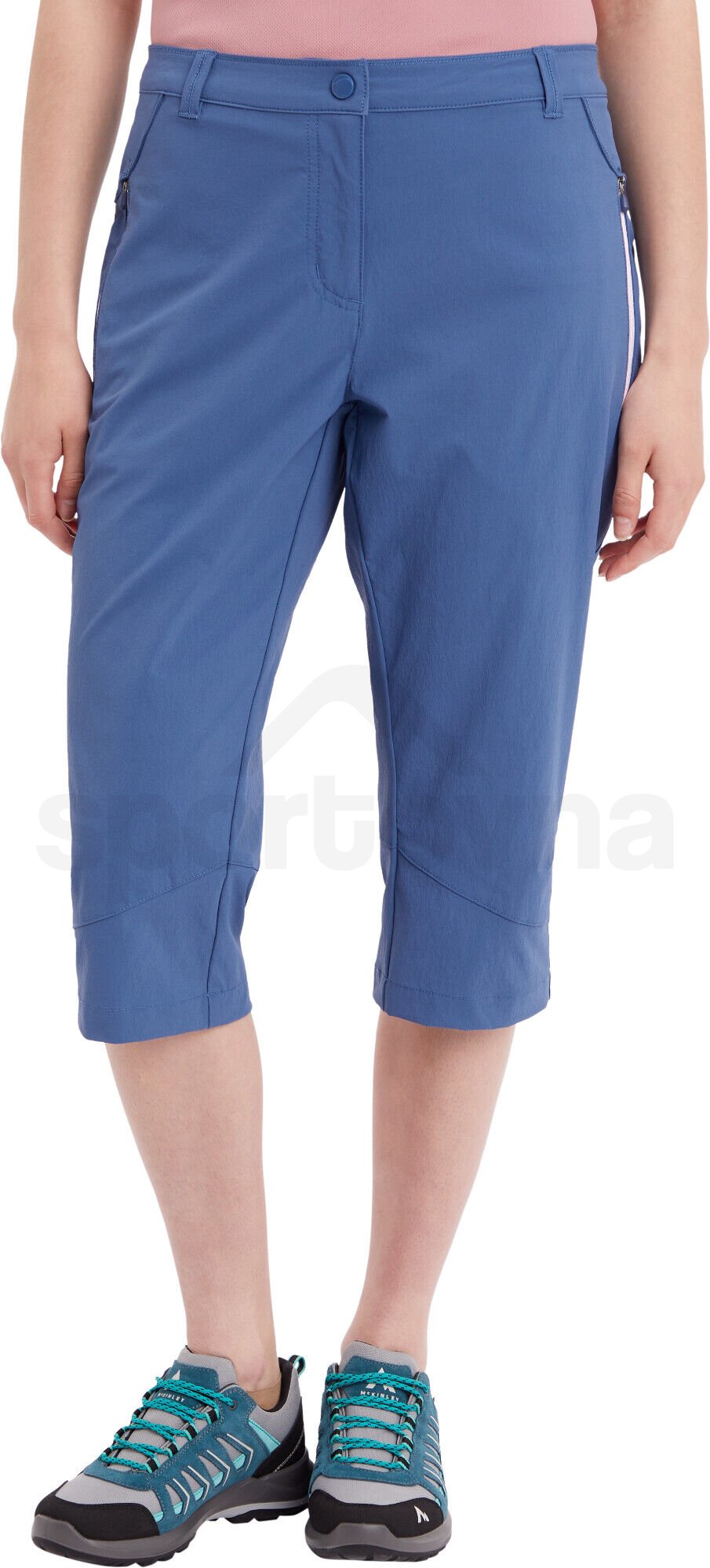 Kalhoty McKinley Capty W - modrá/bílá