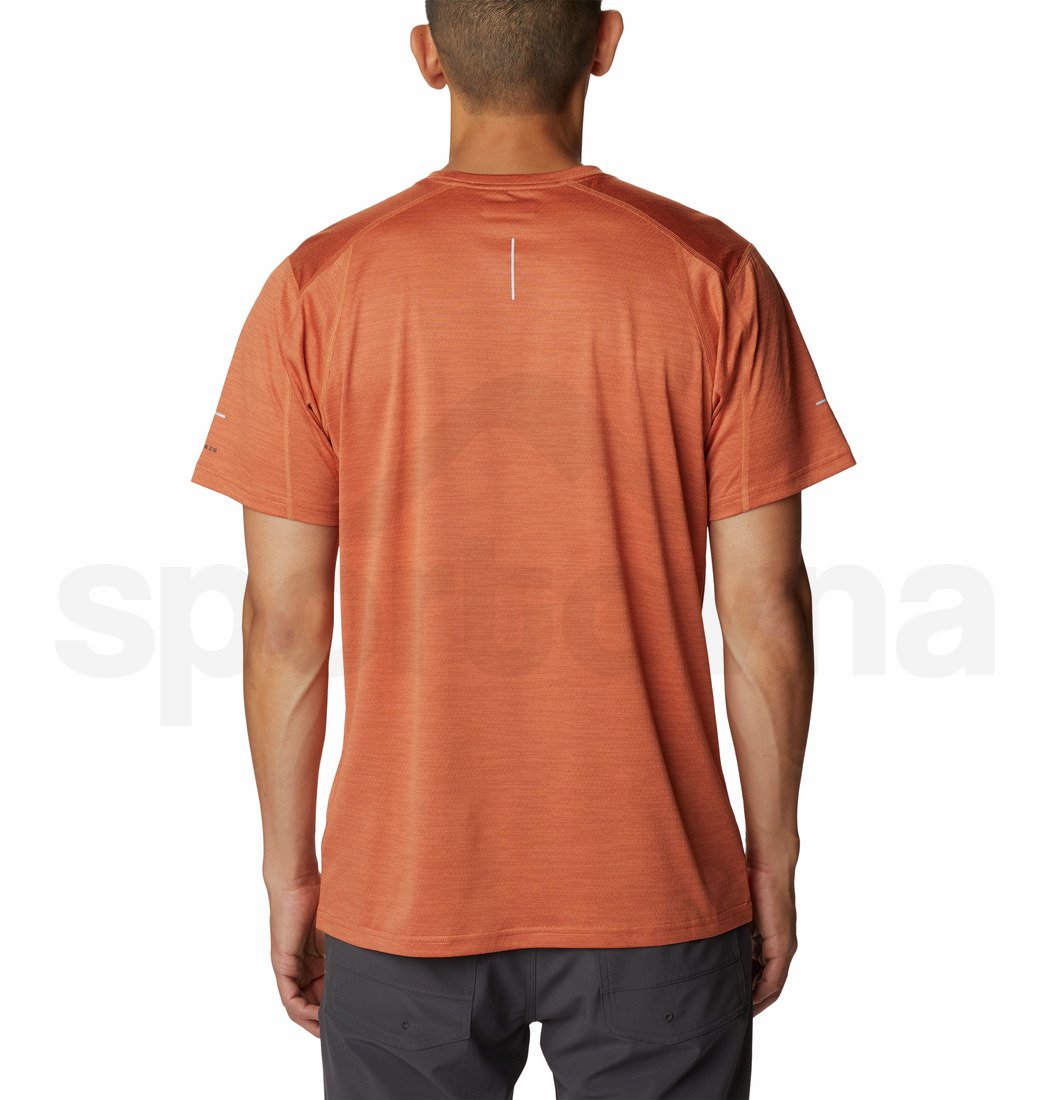 Tričko Columbia Alpine Chill™ Zero Short Sleeve Crew M - oranžová