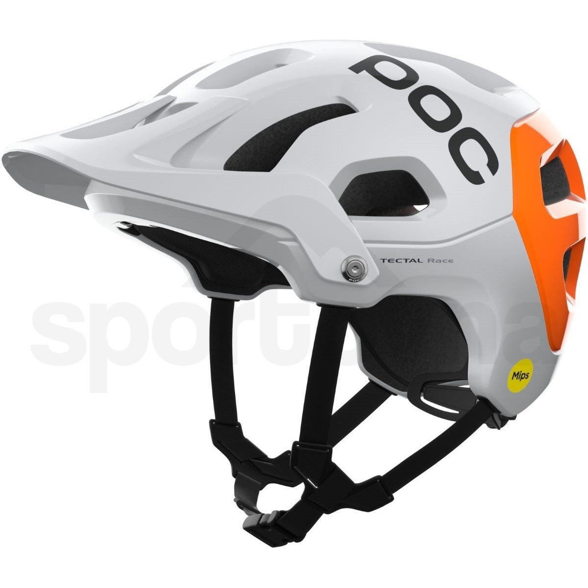 Cyklo helma POC Tectal Race MIPS NFC - bílá
