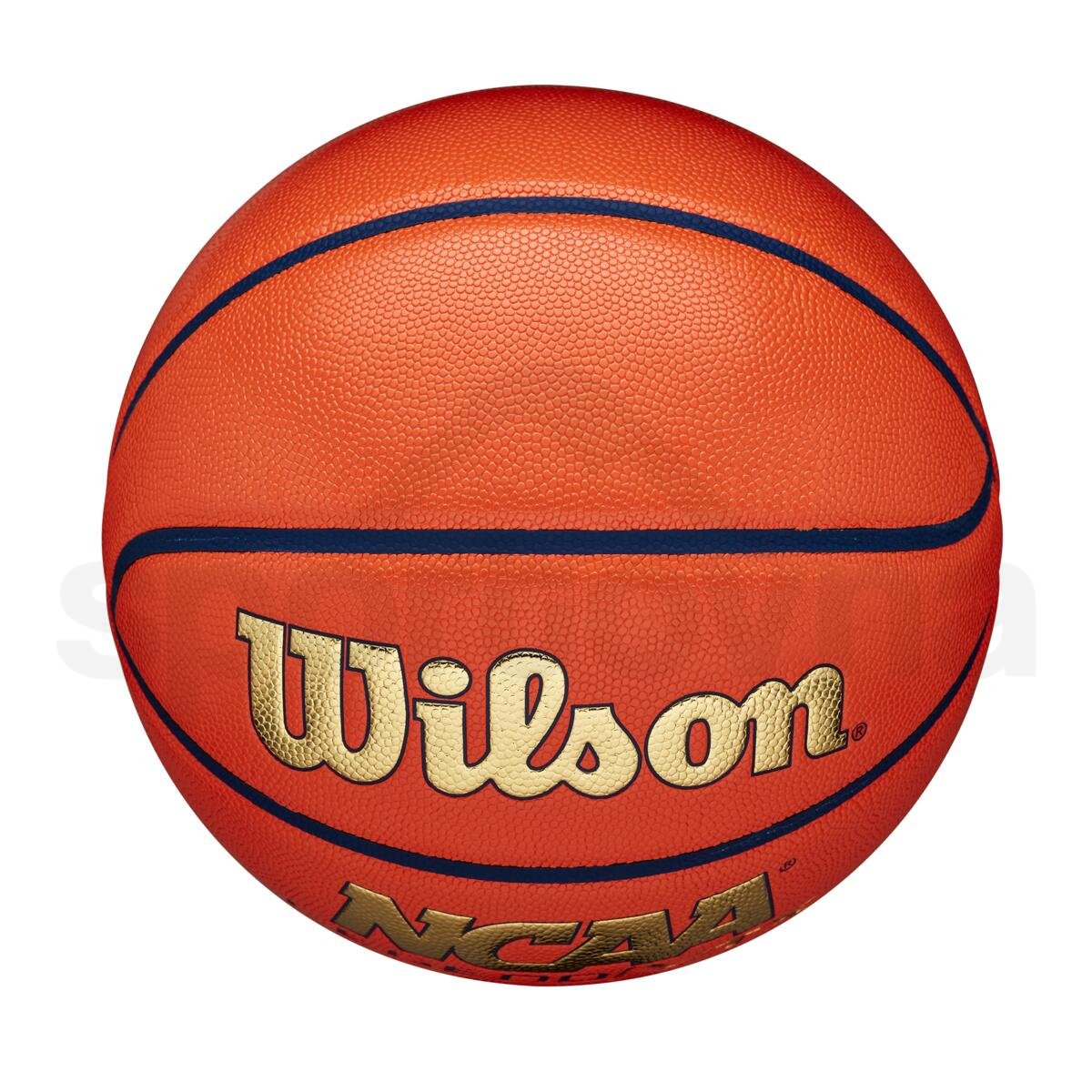 Míč Wilson NCAA Legend Vtx Bskt - oranžová/zlatá