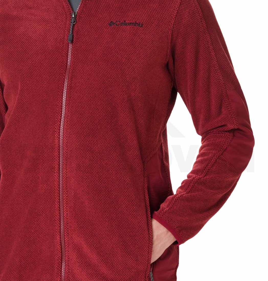 Mikina Columbia Tough Hiker™ Full Zip Fleece - červená