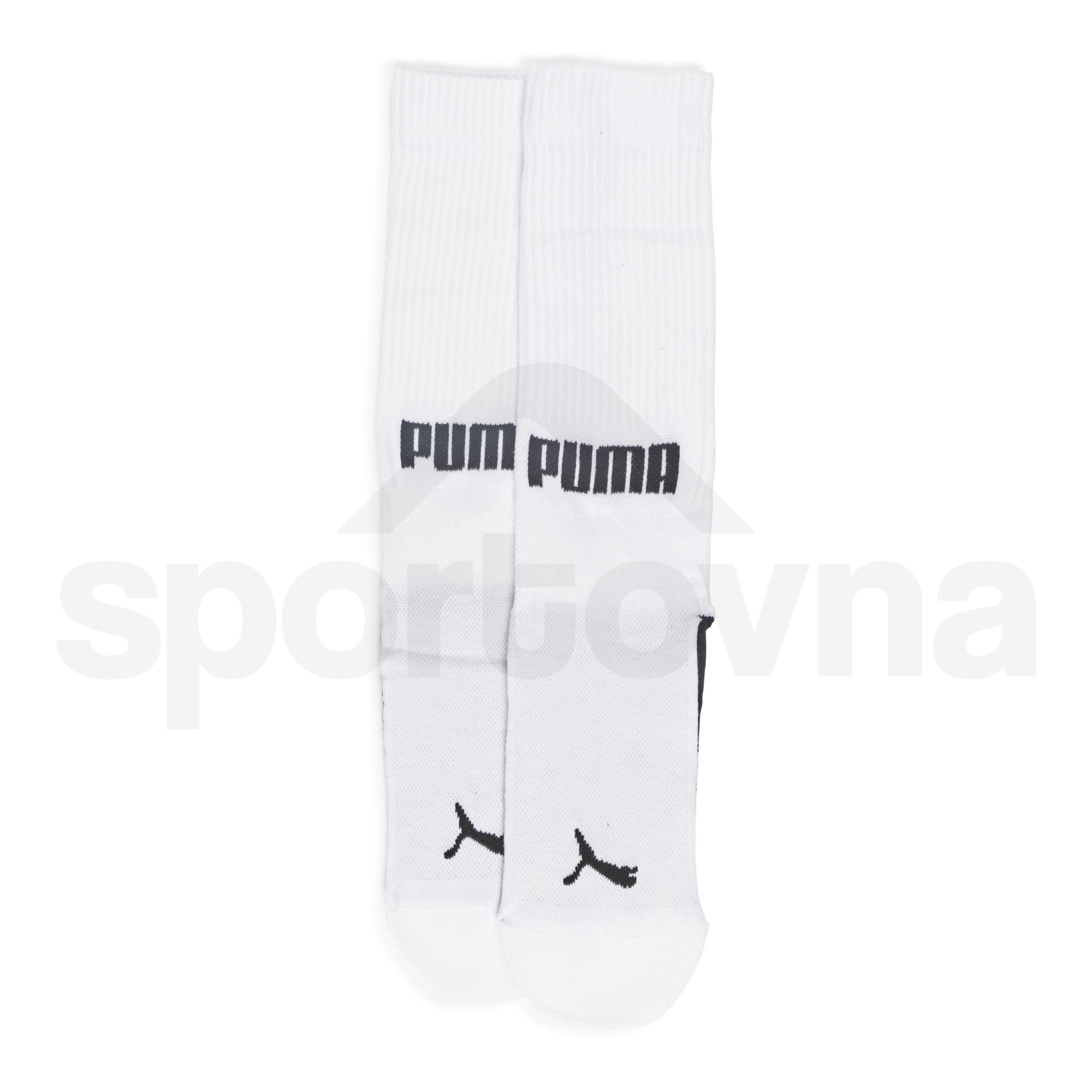 Ponožky Puma Front Logo Crew 2P M - bílá/černá