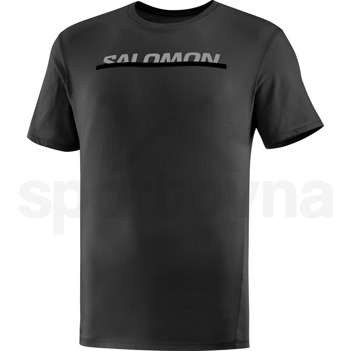 Tričko Salomon Essential Logo SS Tee M - černá