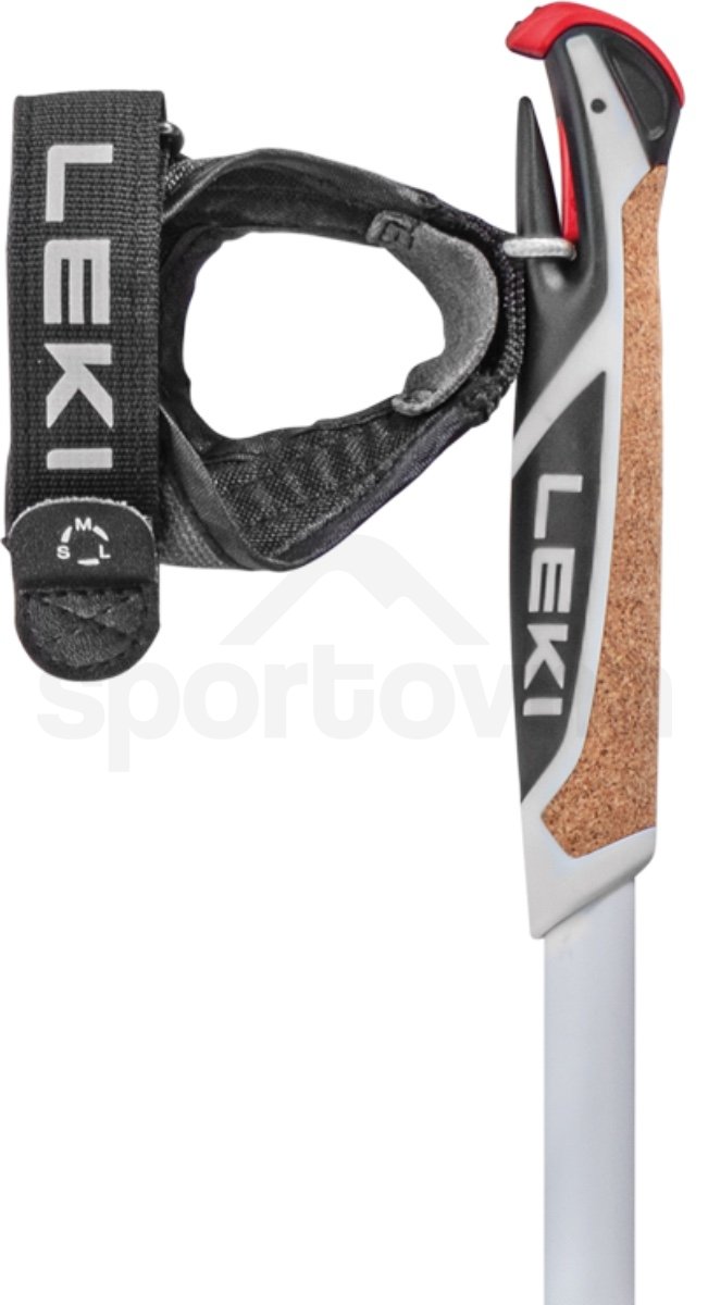 Hole Nordic + ski roller Leki Spin Shark SL Uni - bílá/zelená/černá