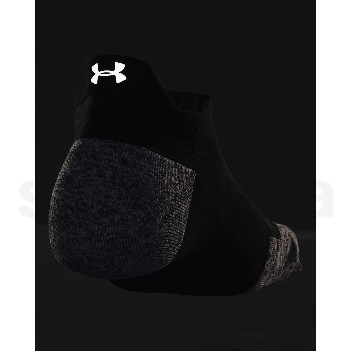 Ponožky Under Armour AD Run Cushion 1pk NS Tab - černá