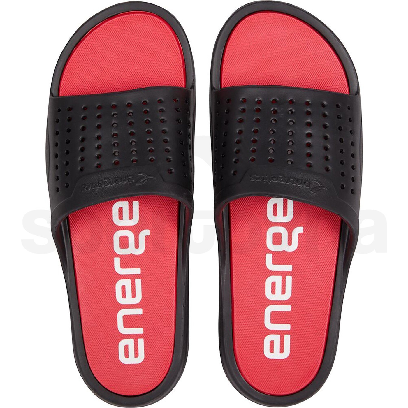 Pantofle Energetics Pampel - černá/červená