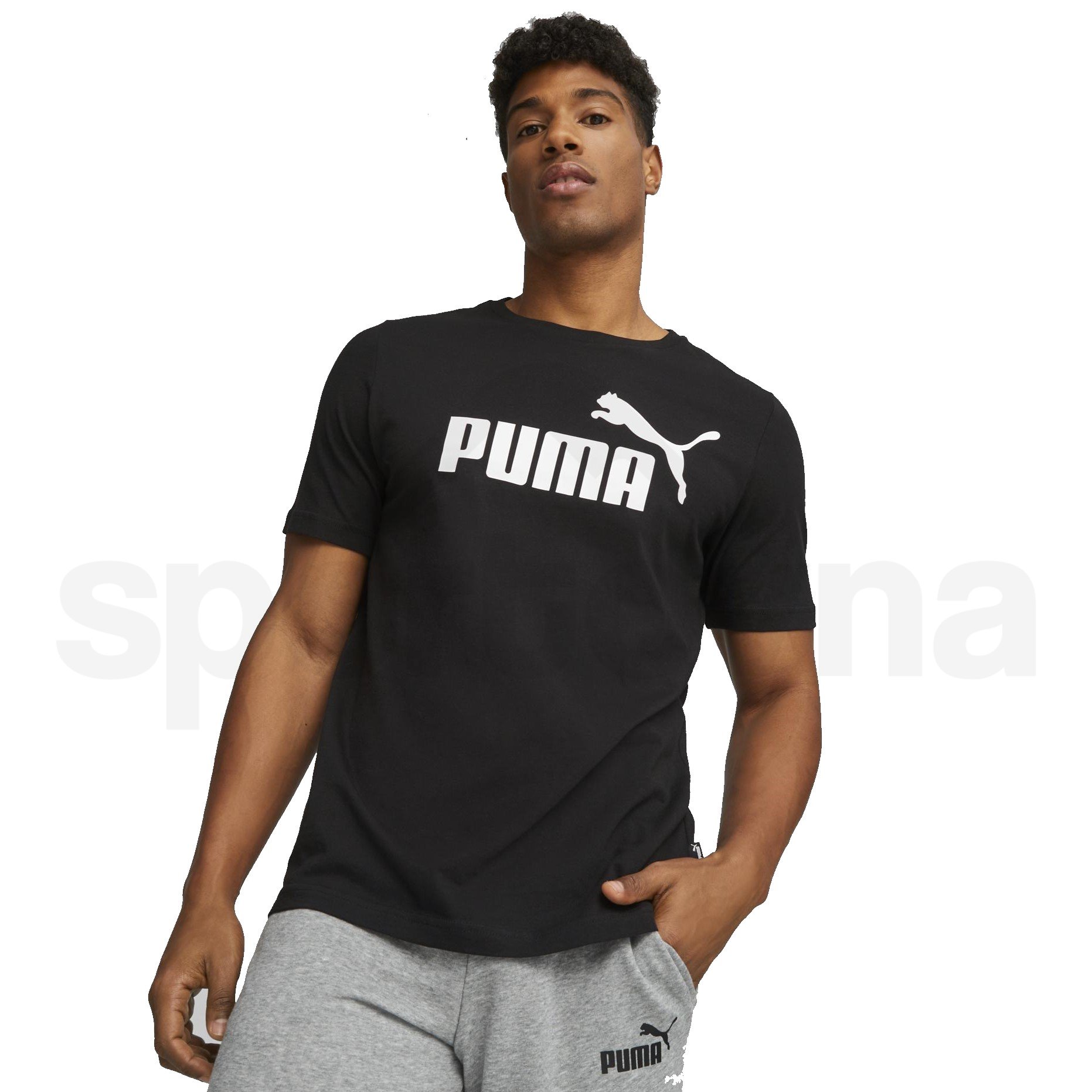 Tričko Puma ESS Logo Tee M - černá