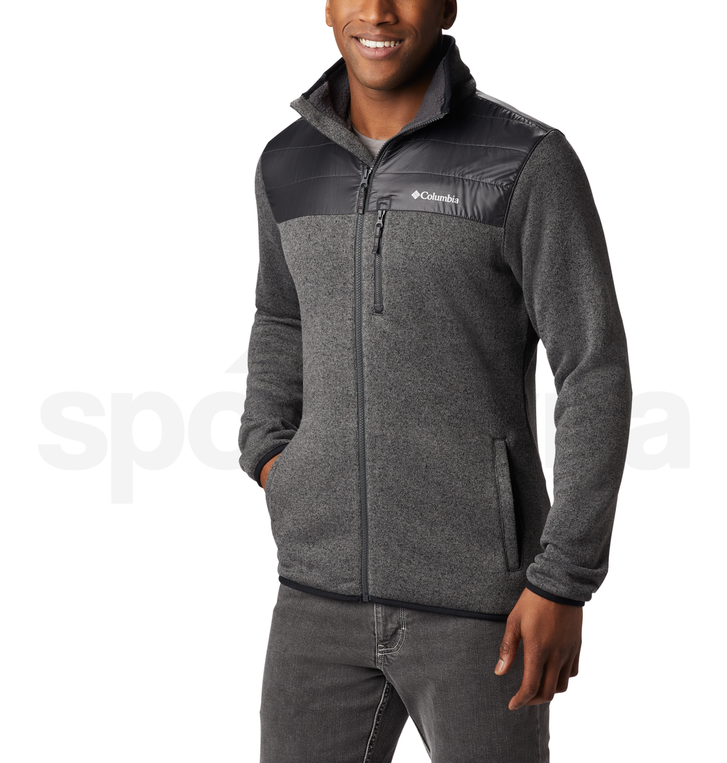 Mikina Columbia Canyon Point™ Sweater Fleece Full Zip - tmavě šedá