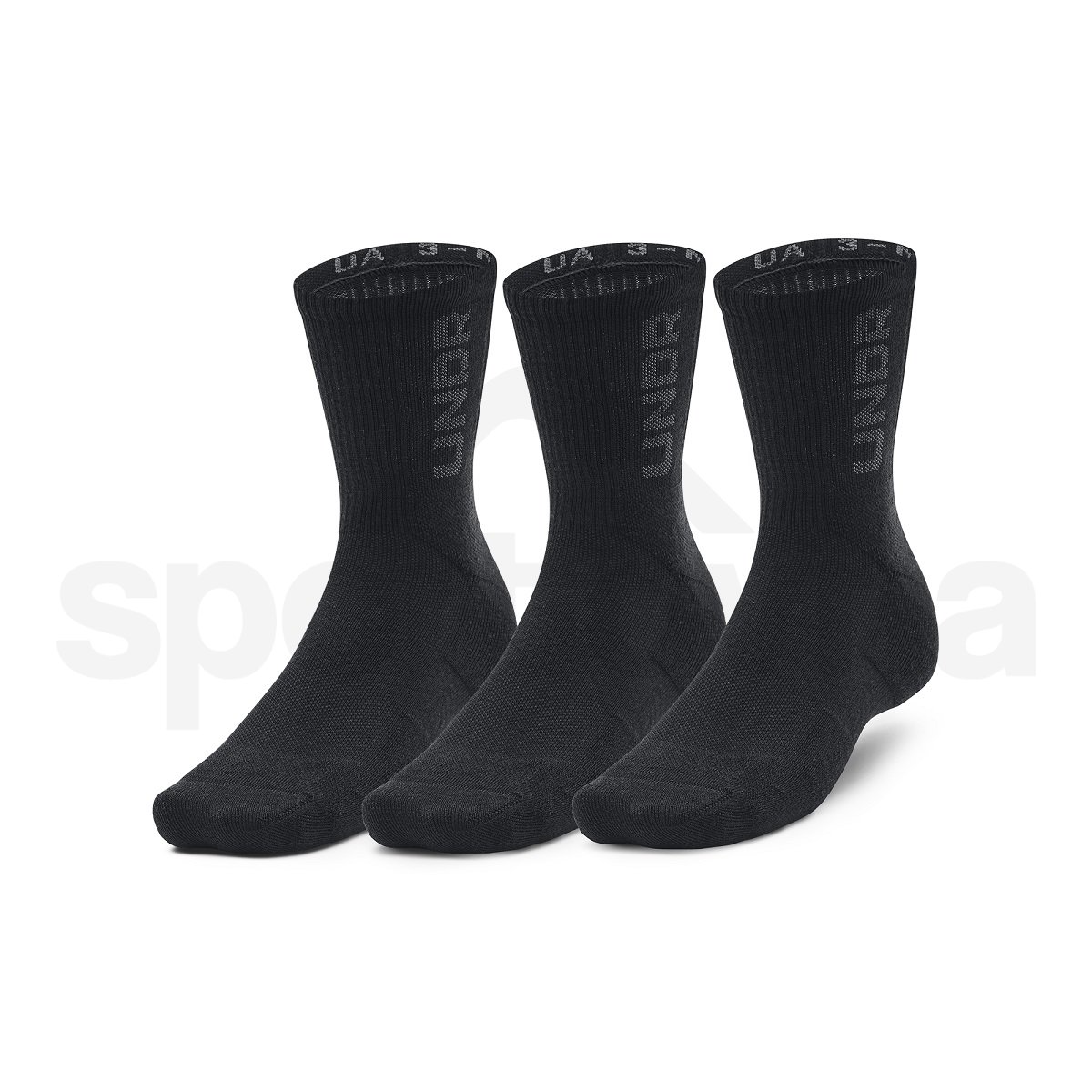 Ponožky Under Armour 3-Maker 3pk Mid-Crew - černá