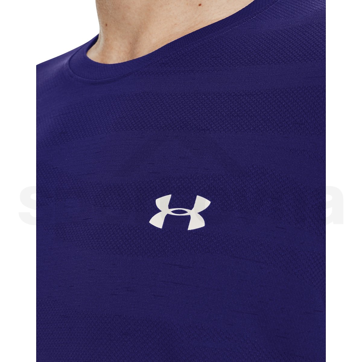 Tričko Under Armour Seamless Wave SS M - modrá