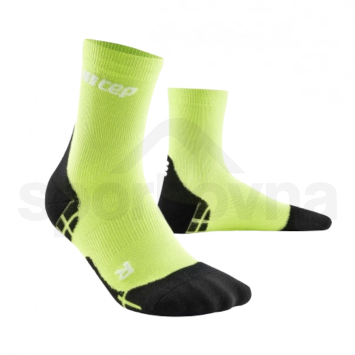 Ponožky CEP Ultralight W - zelená/černá