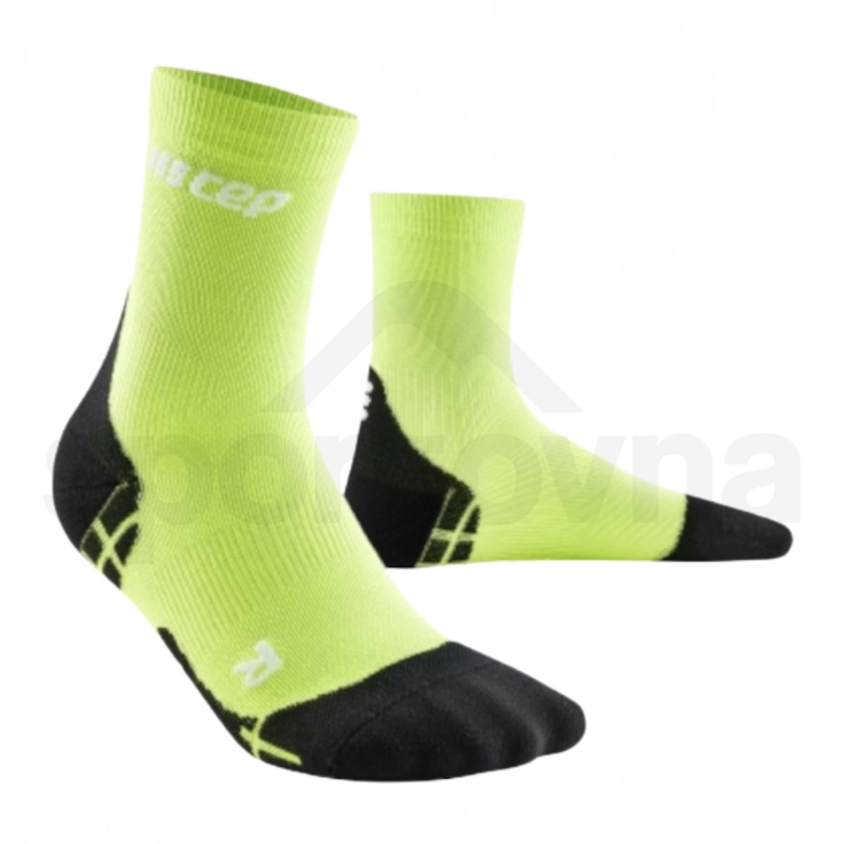 Ponožky CEP Ultralight M - zelená/černá