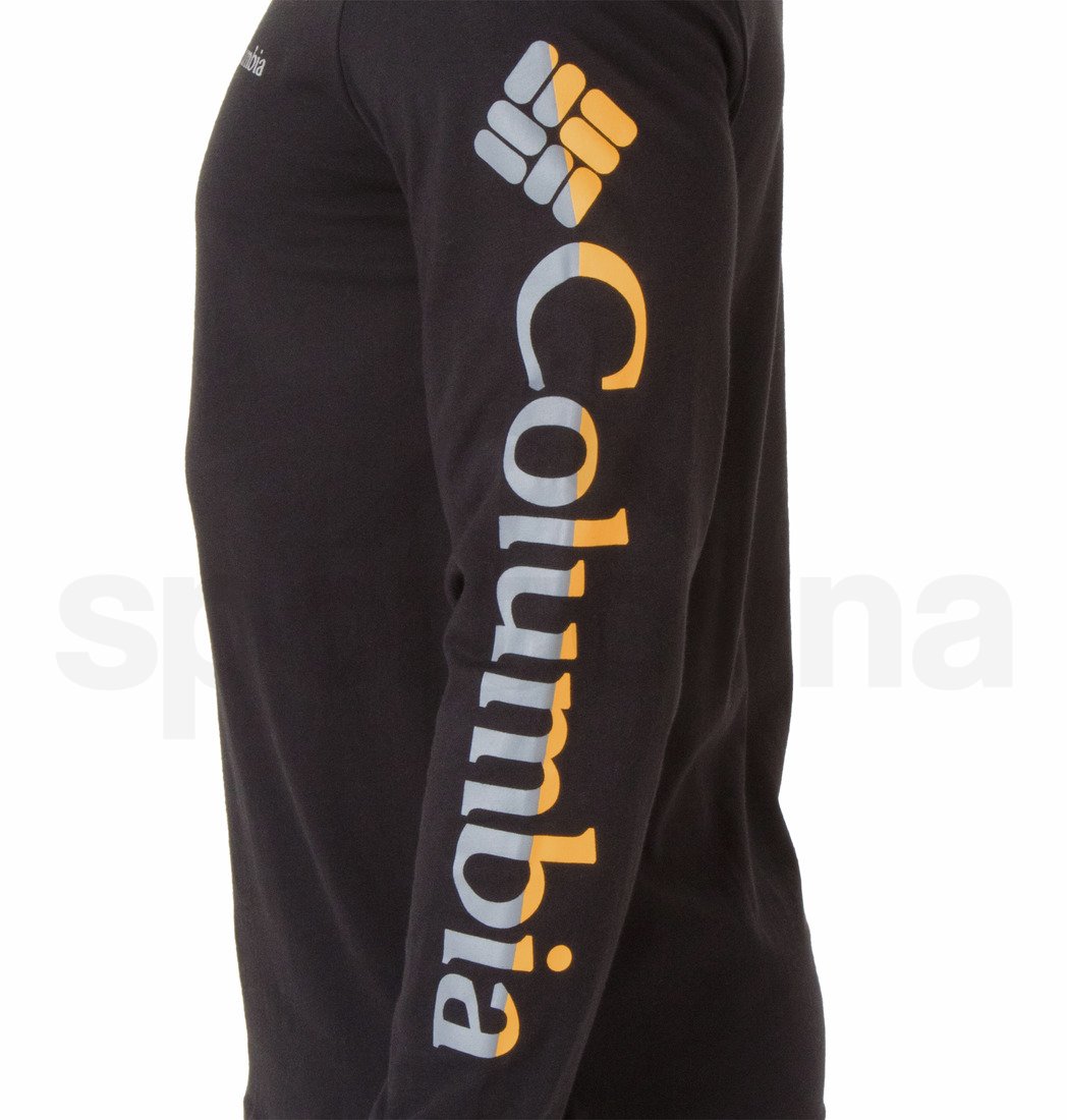 Tričko Columbia Columbia Lodge™ LS Graphic Tee - černá