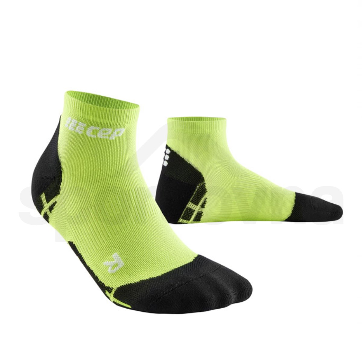 Ponožky CEP Ultralight M - zelená/černá