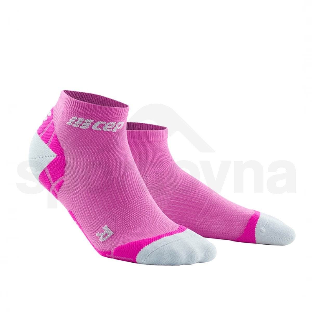 Ponožky CEP Ultralight W - růžová/šedá