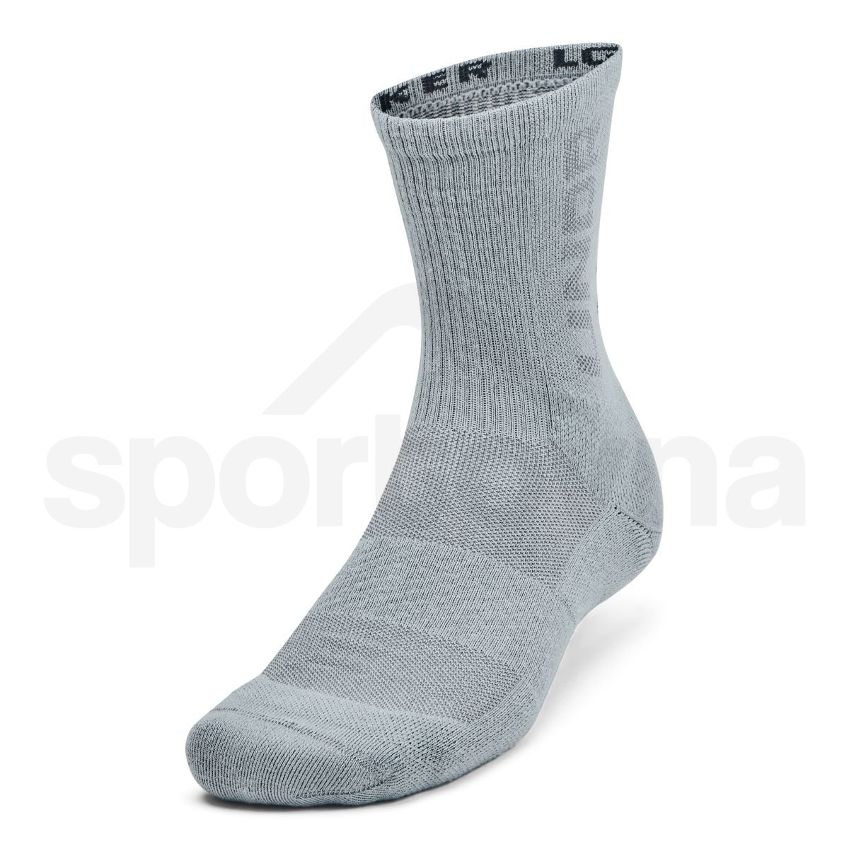 Ponožky Under Armour 3-Maker 3pk Mid-Crew - modrá/šedá/bílá