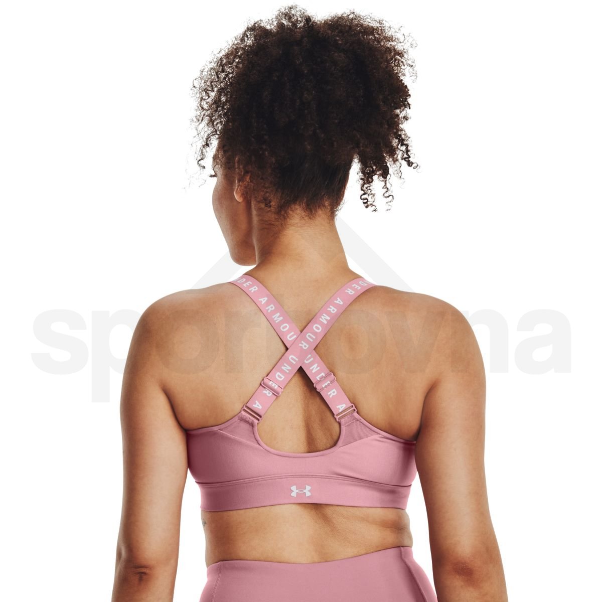 Podprsenka Under Armour Infinity High Bra Zip W - růžová