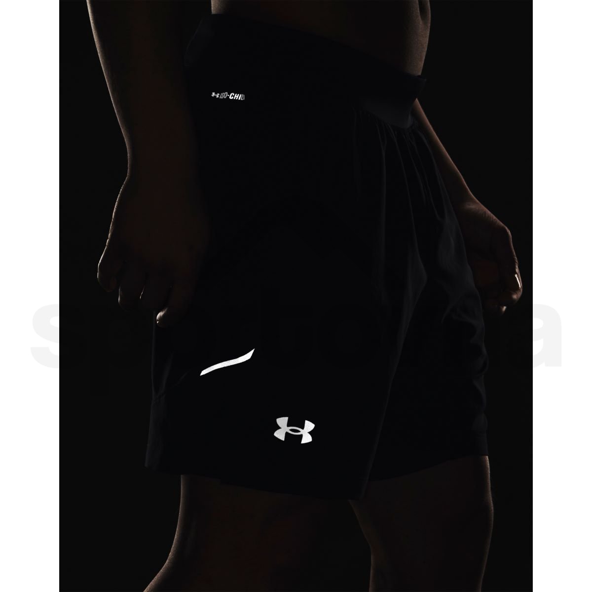 Kraťasy Under Armour Launch Elite 2in1 7'' Short M - černá