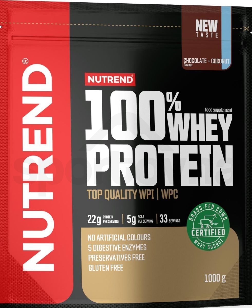Nutrend 100% Whey Protein 1000g - čokoláda+kokos