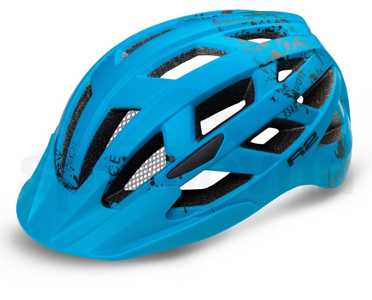 Cyklo helma R2 Lumen Junior - modrá/černá
