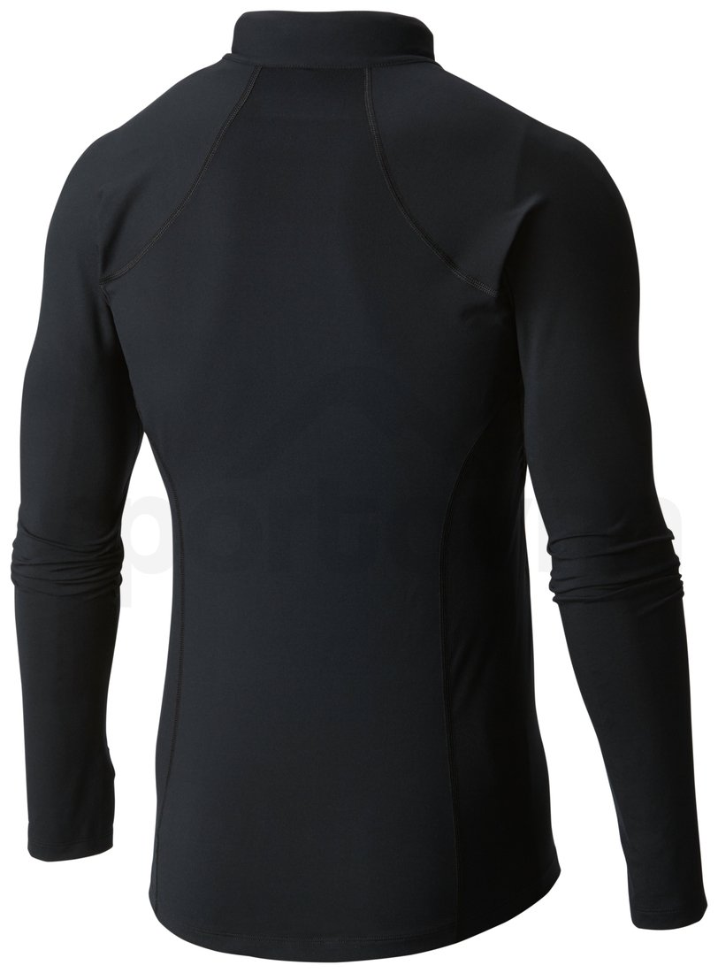 Funkční tričko Columbia Midweight Stretch Long Sleeve Half Zip - černá