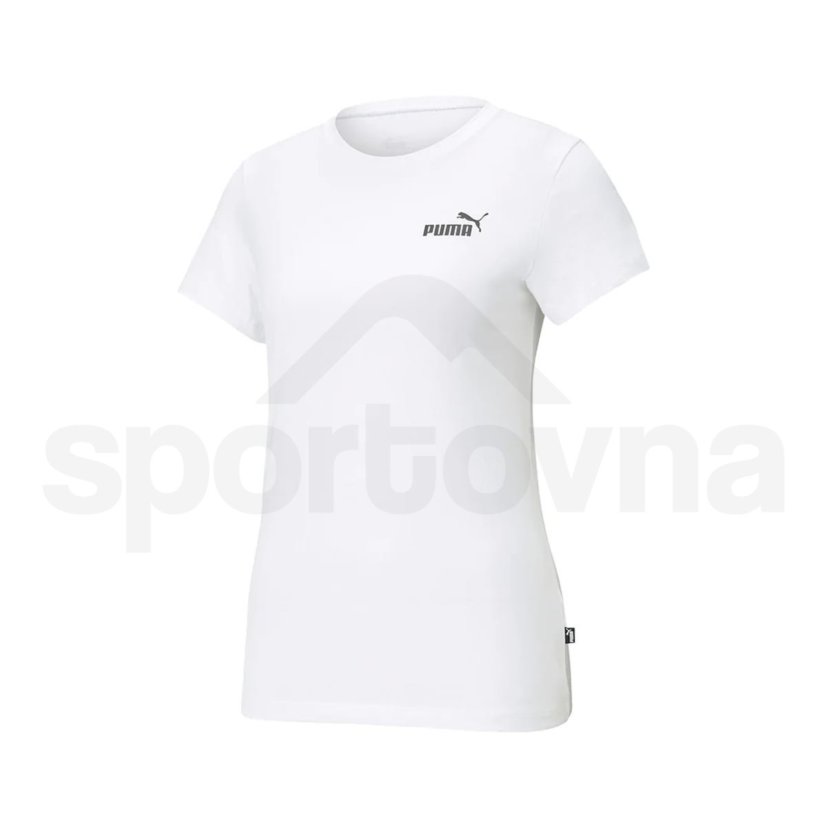Tričko Puma ESS Small Logo Tee W - bílá