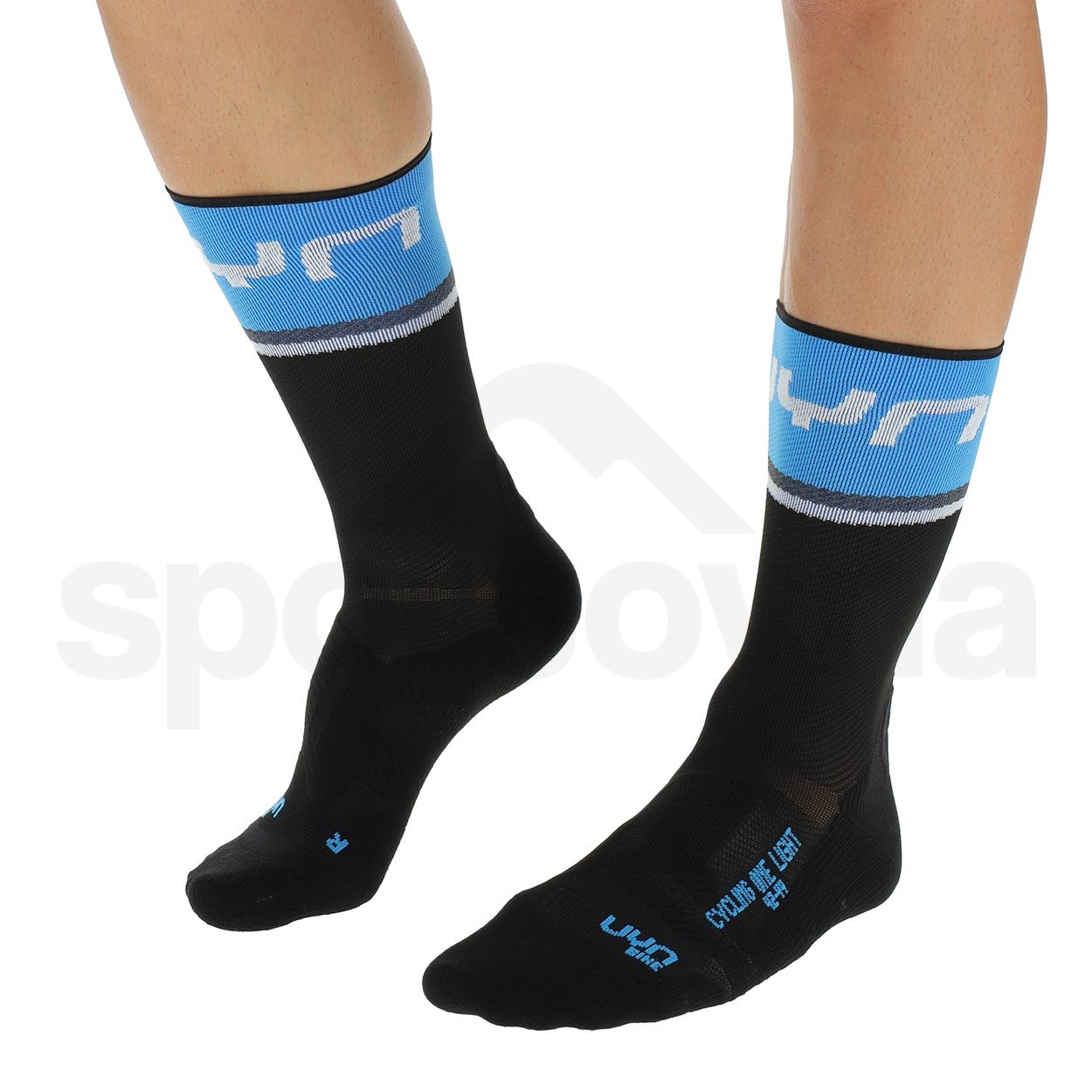 Ponožky UYN Cycling One Light Socks M - černá/modrá