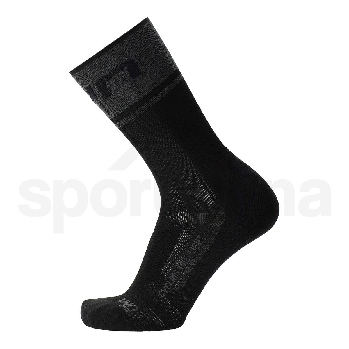 Ponožky UYN Cycling One Light Socks M - černá/šedá