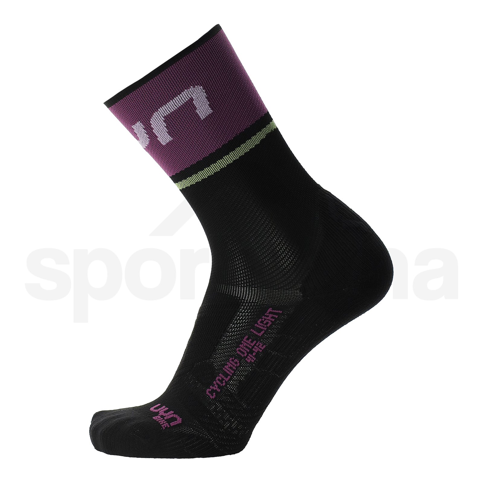 Ponožky UYN Cycling One Light Socks W - černá/fialová