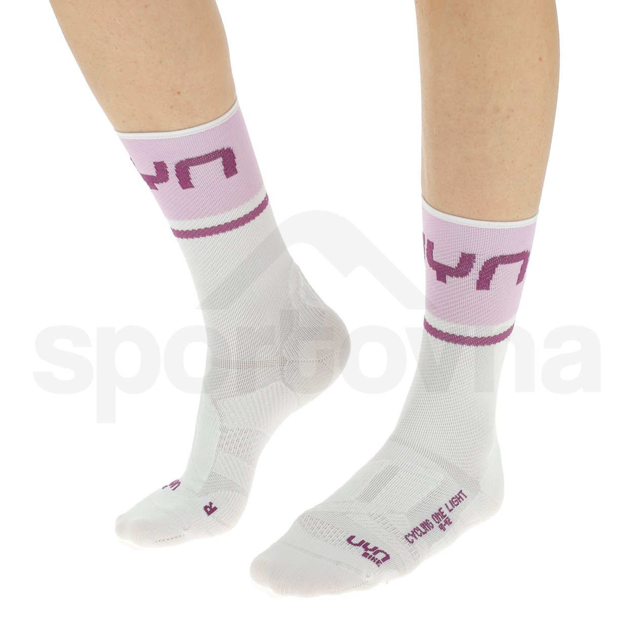 Ponožky UYN Cycling One Light Socks W - bílá/fialová