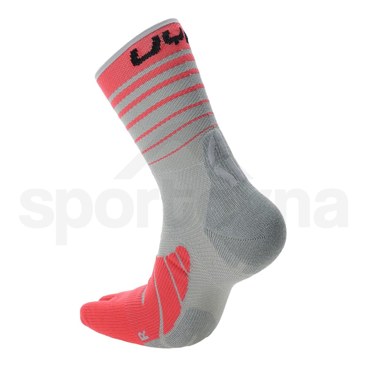 Ponožky UYN Runner's Five Socks W - šedá/růžová