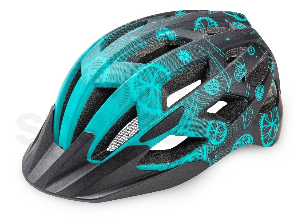 Cyklo helma R2 Lumen J - modrá mint/černá