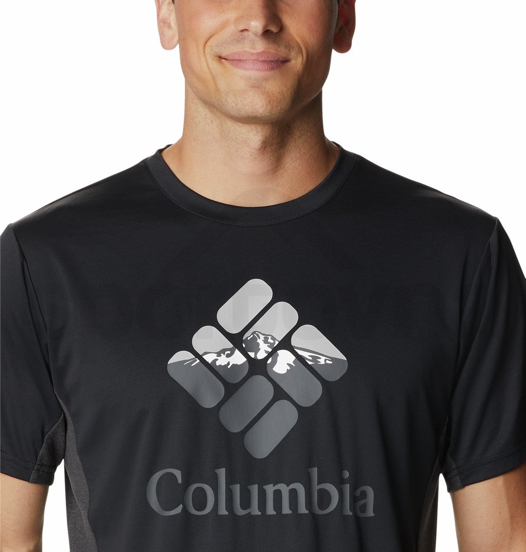 Tričko Columbia Zero Ice Cirro-Cool™ Graphic Tee M - černá