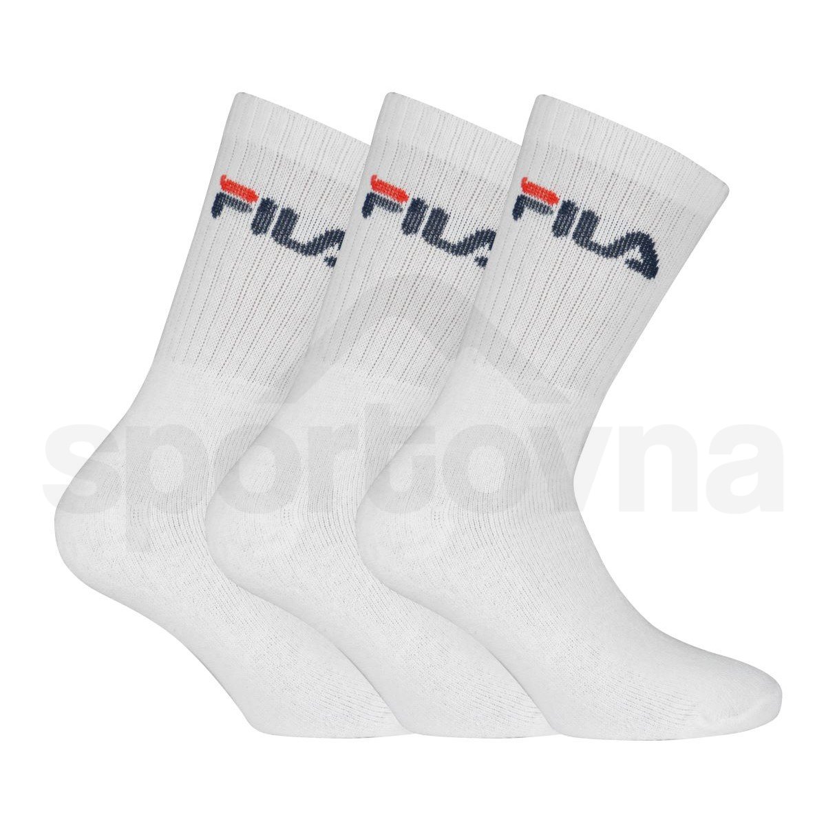 Ponožky Fila Tennis Full Terry 3 Pack - bílá