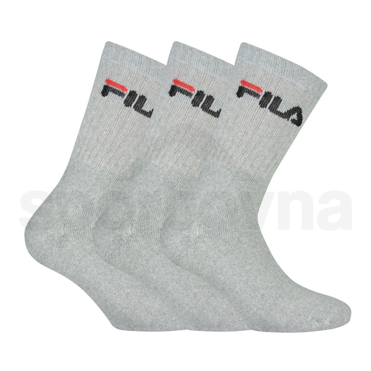 Ponožky Fila Tennis Full Terry 3 Pack - šedá