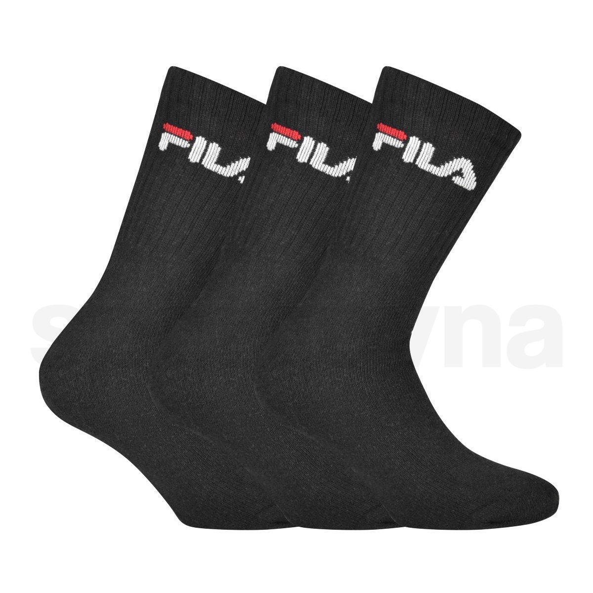 Ponožky Fila Tennis Full Terry 3 Pack - černá