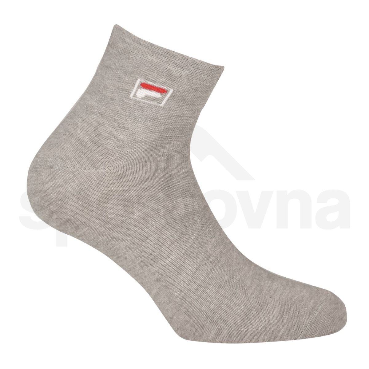 Ponožky Fila Quarter Plain 3 Pack - šedá