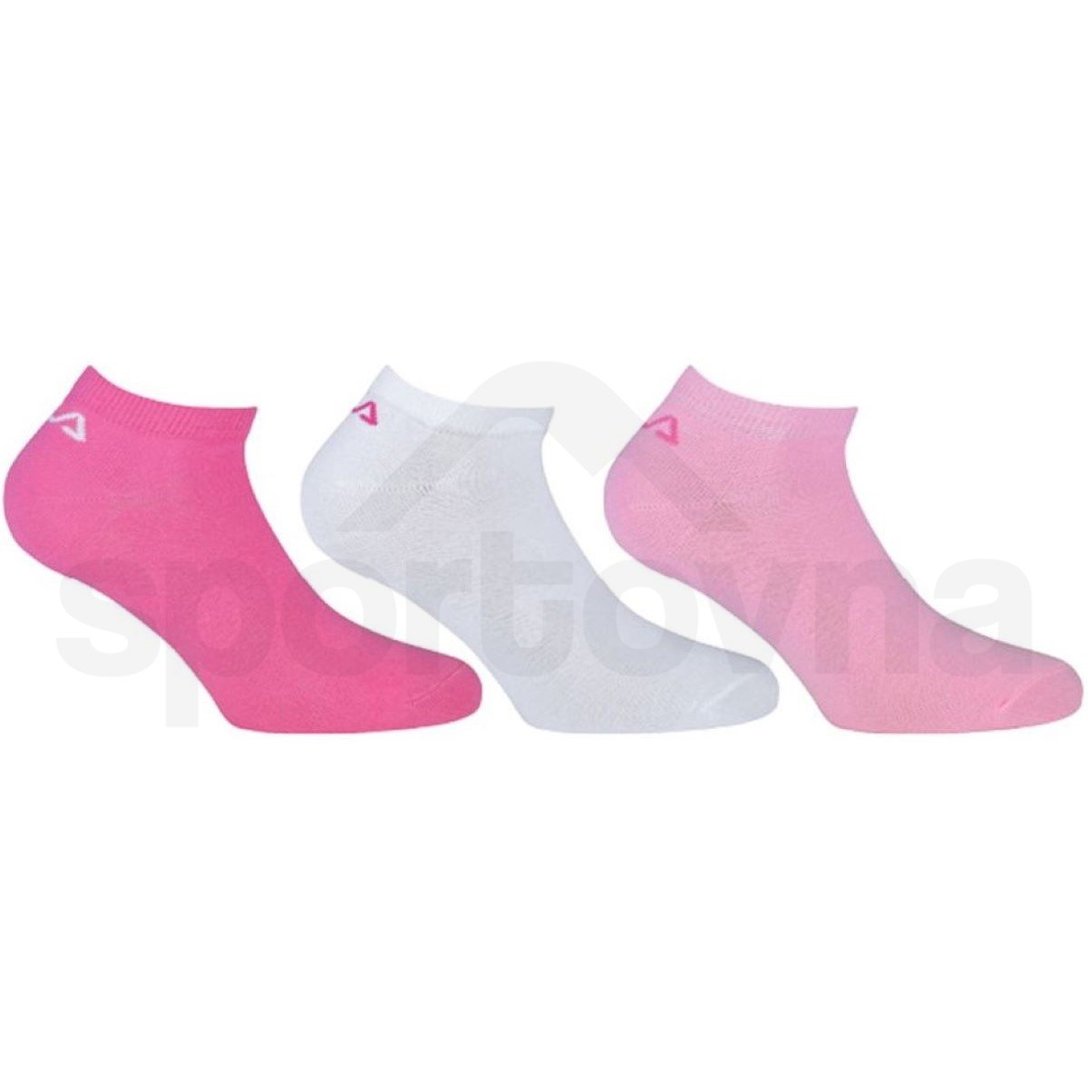 Ponožky Fila Invisible Plain 3 Pack - růžová