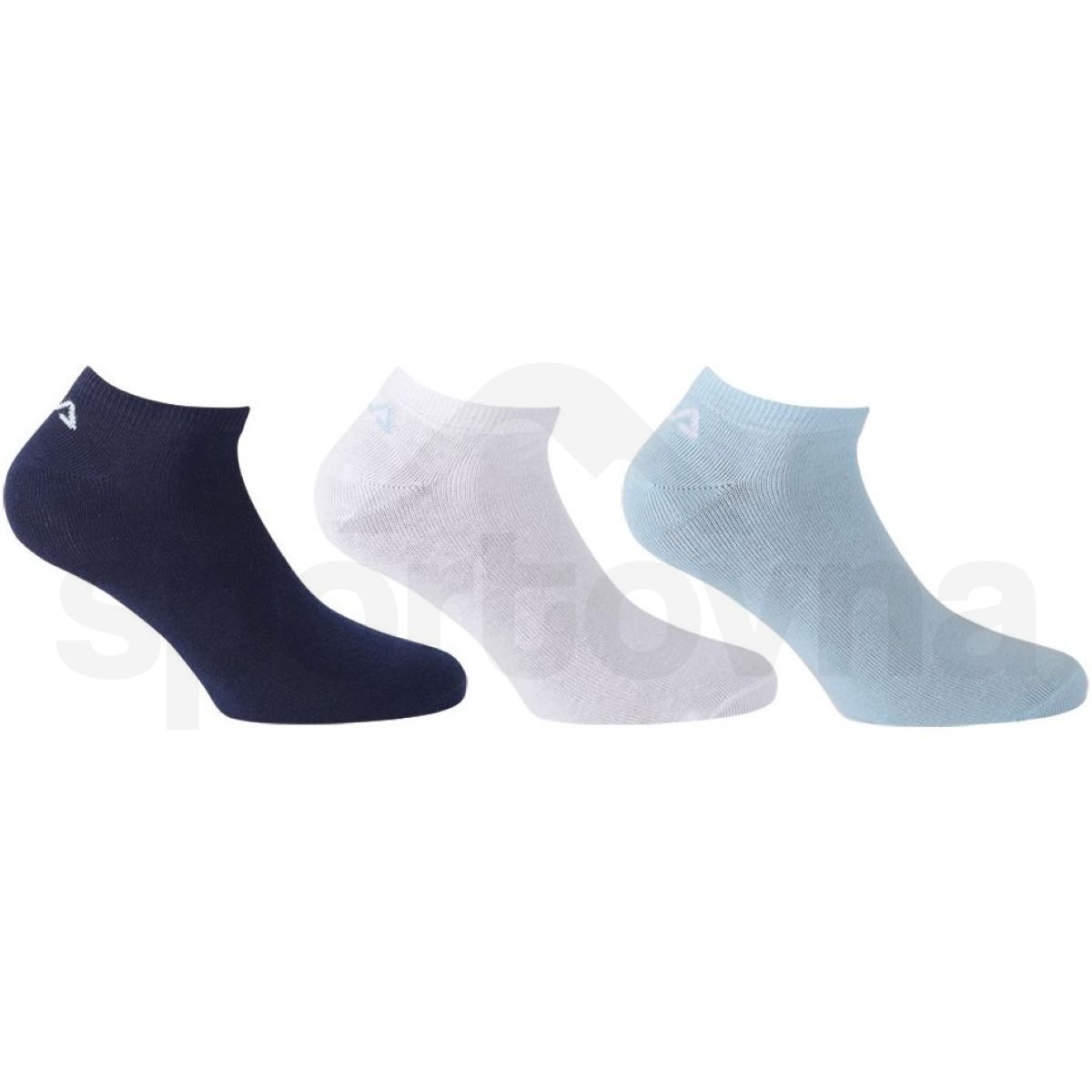 Ponožky Fila Invisible Plain 3 Pack - modrá/bílá