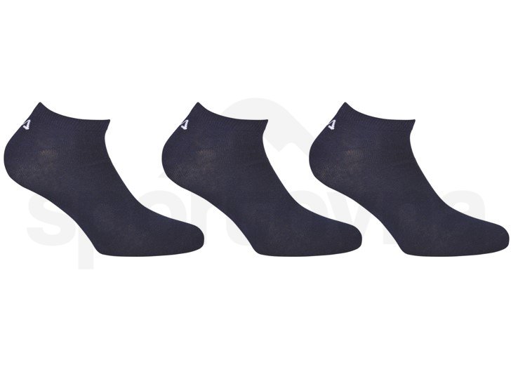 Ponožky Fila Invisible Plain 3 Pack - modrá