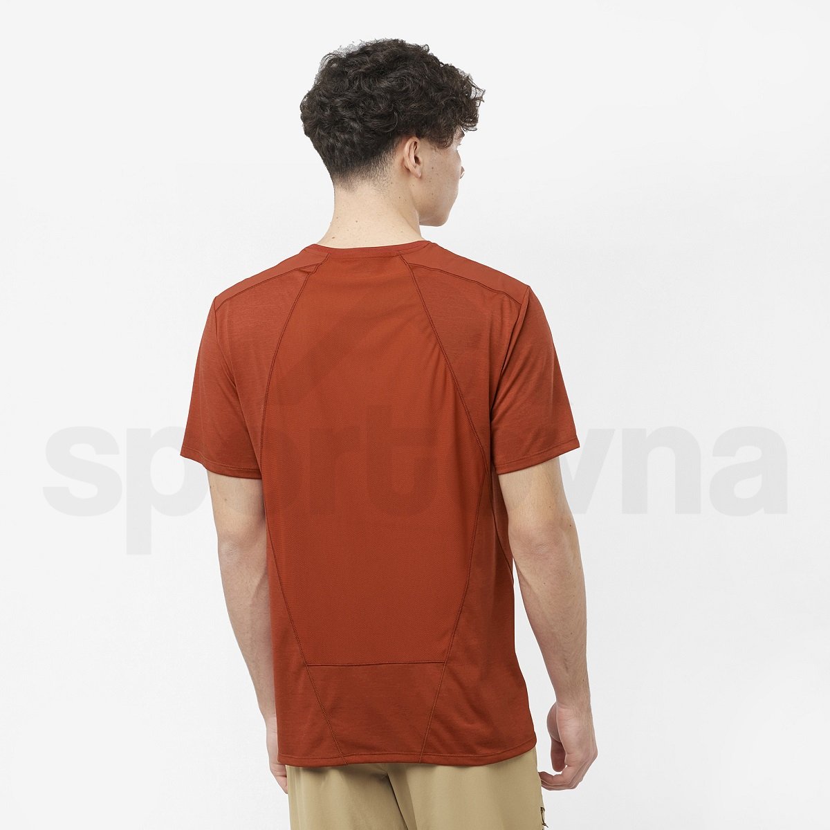Tričko Salomon Outline SS Tee M - červená
