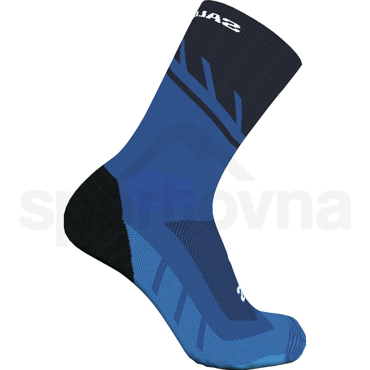 Ponožky Salomon Speedcross Crew - modrá/černá