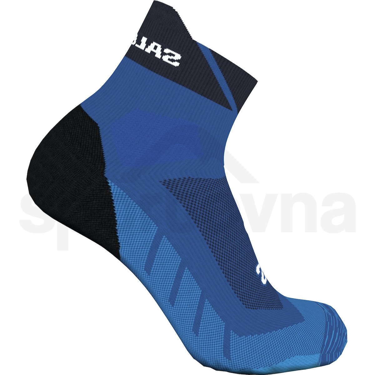 Ponožky Salomon Speedcross Ankle - modrá/černá