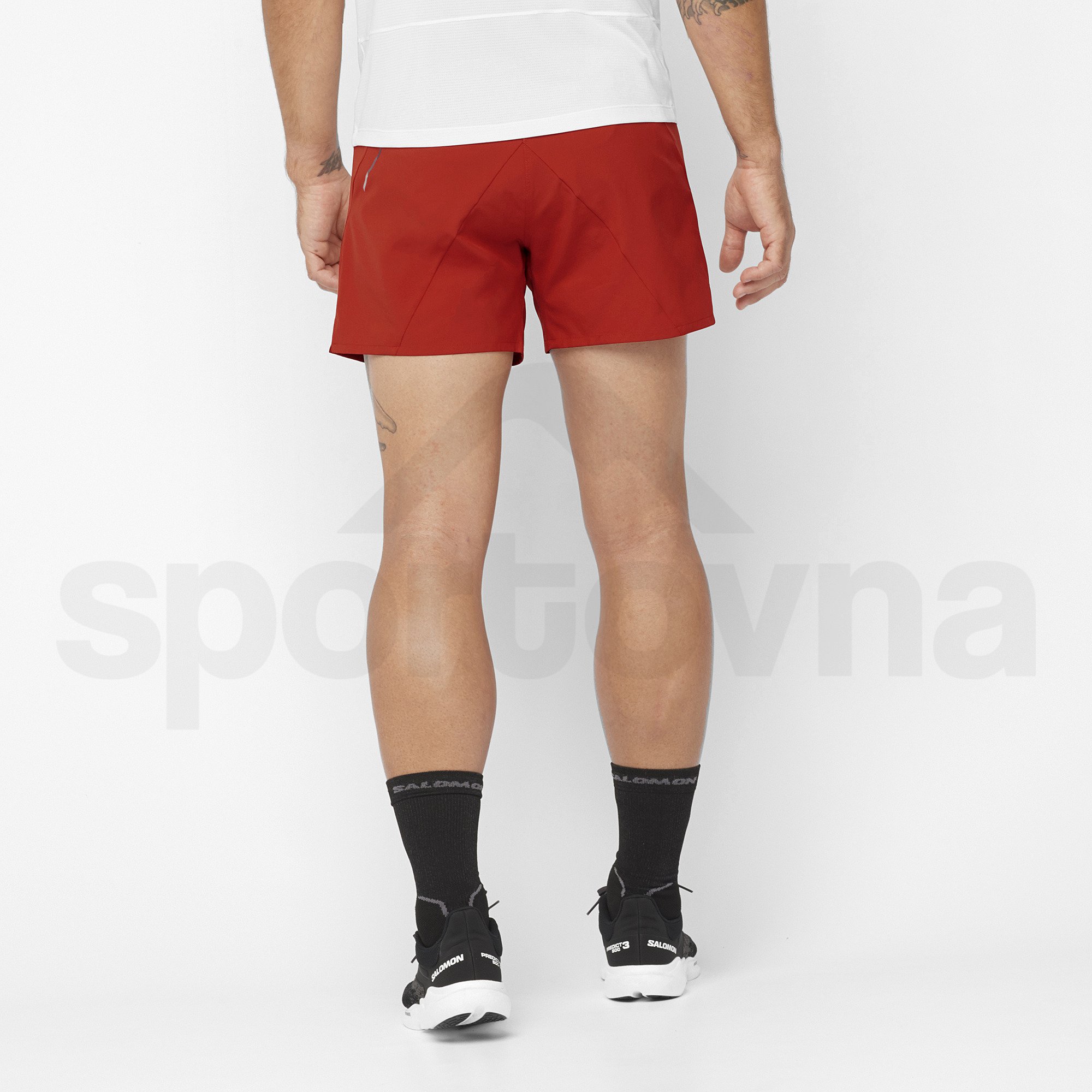 Kraťasy Salomon Cross 5'' Shorts M - červená