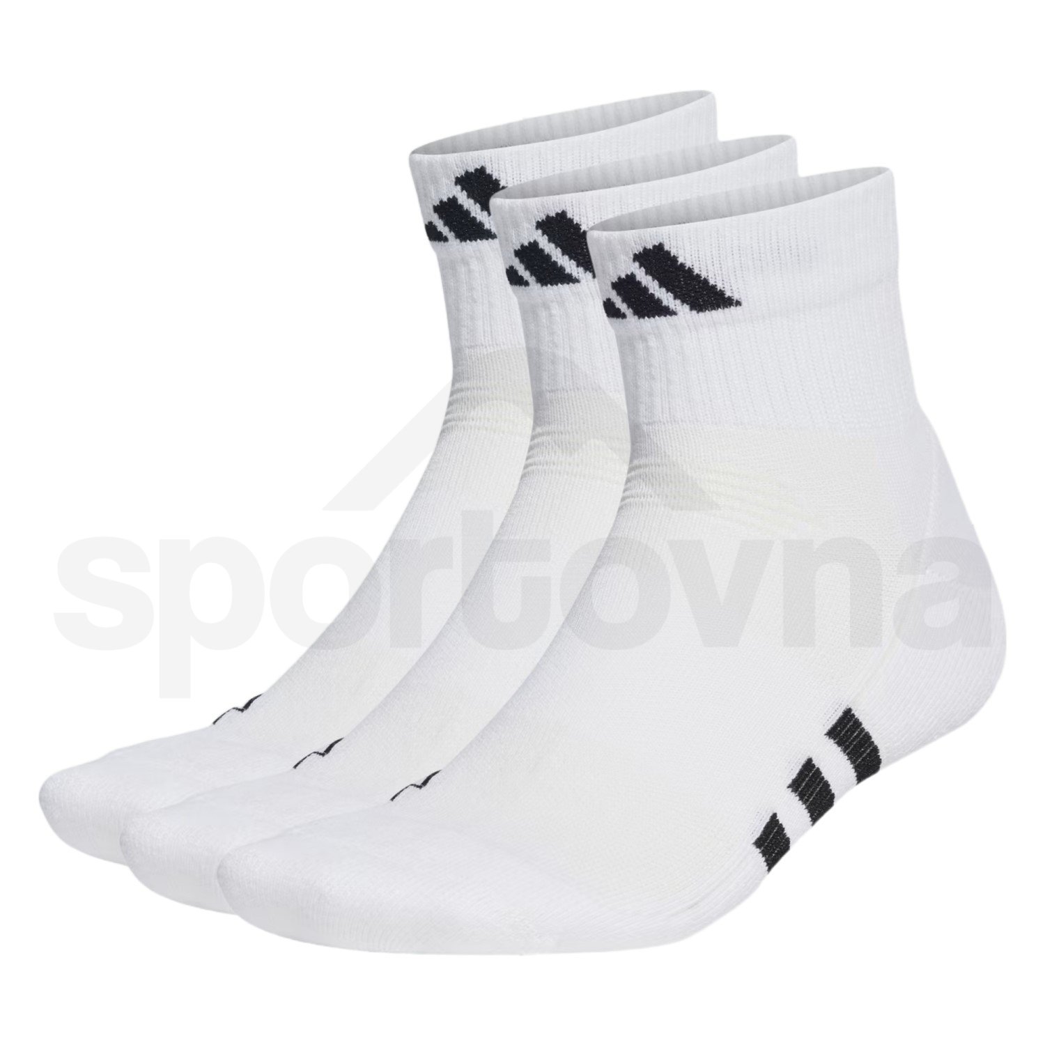 Ponožky Adidas Performance Cushioned Mid 3P - bílá