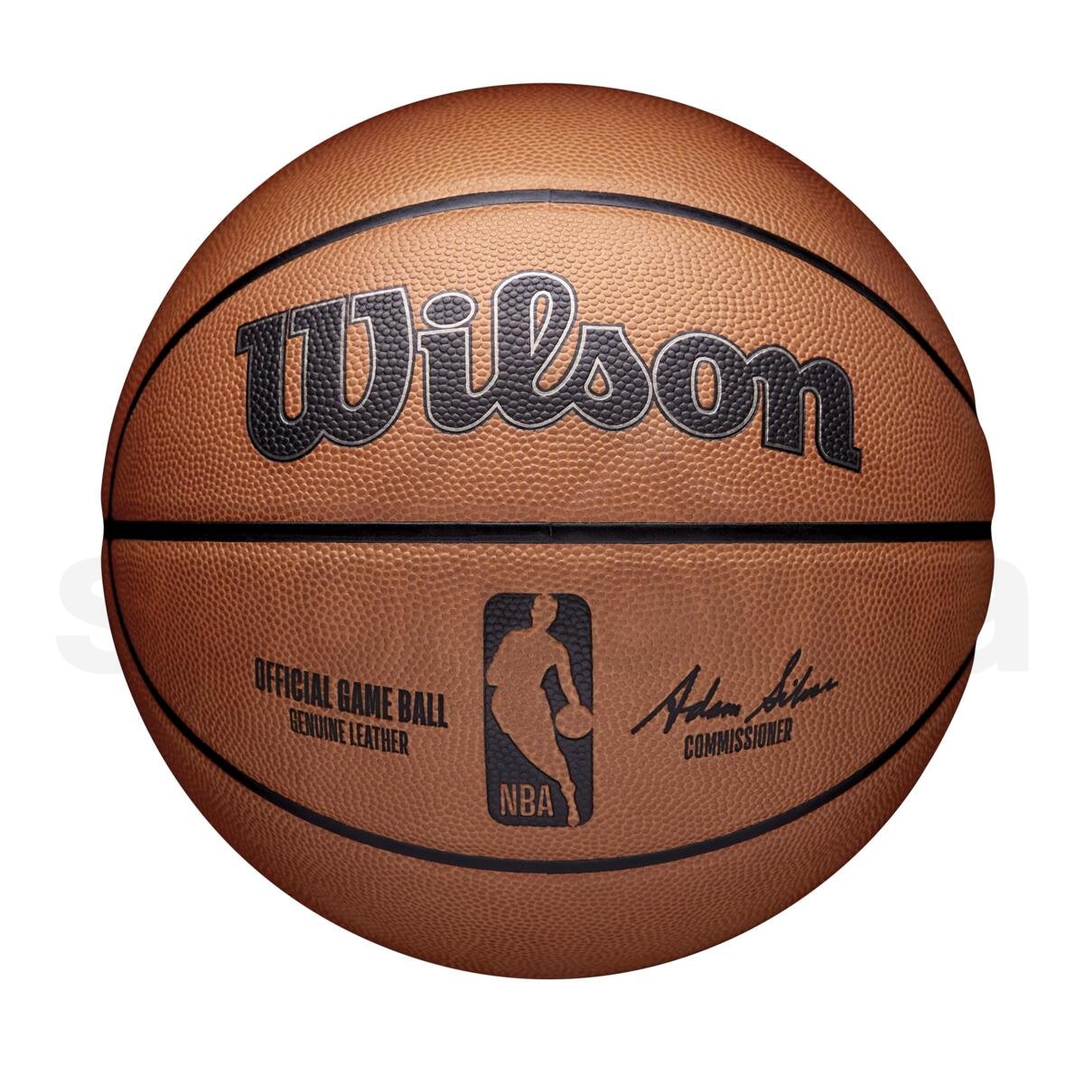 Míč Wilson basketbalový NBA Official Game Ball Basket Retail - oranžová