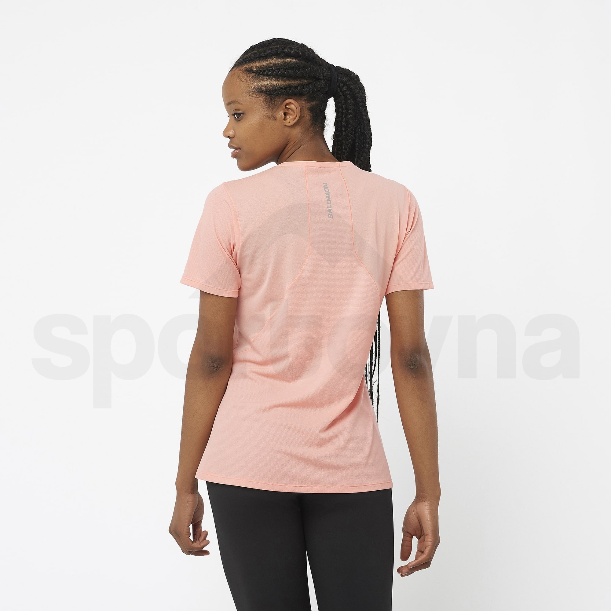 Футболка Salomon Sense Aero SS Tee W - рожева